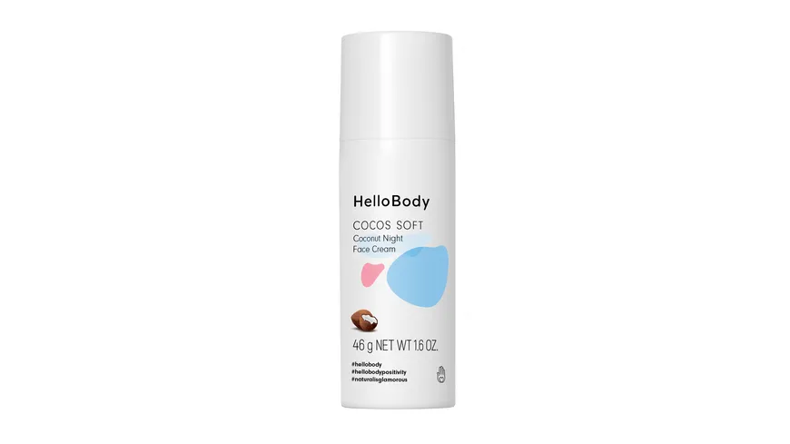 HelloBody Reichhaltige Nachtcreme Cocos Soft 50 ml