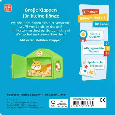 Was siehst du? Klapp auf, klapp zu! Meine Tiere