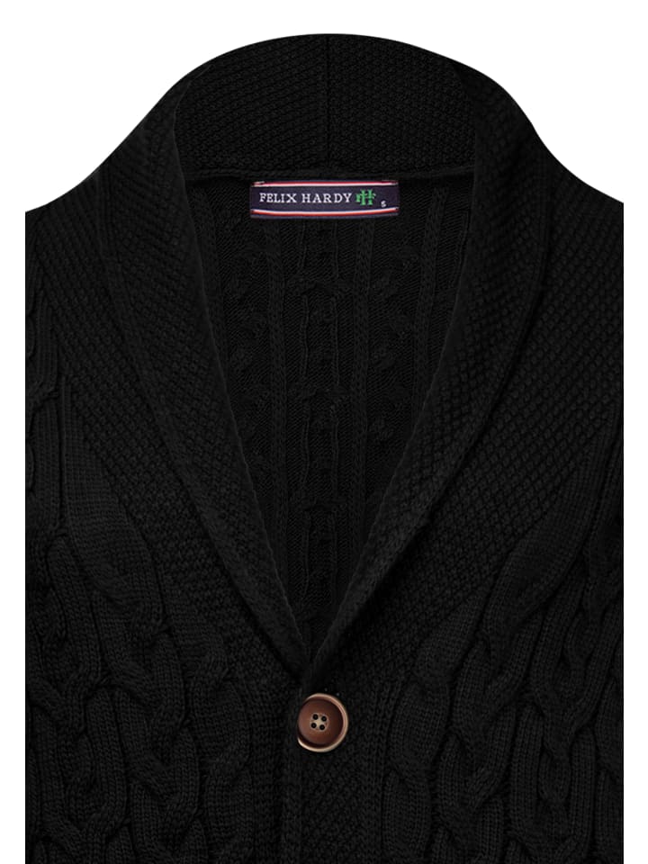 Felix Hardy Strickjacke in Schwarz günstig kaufen