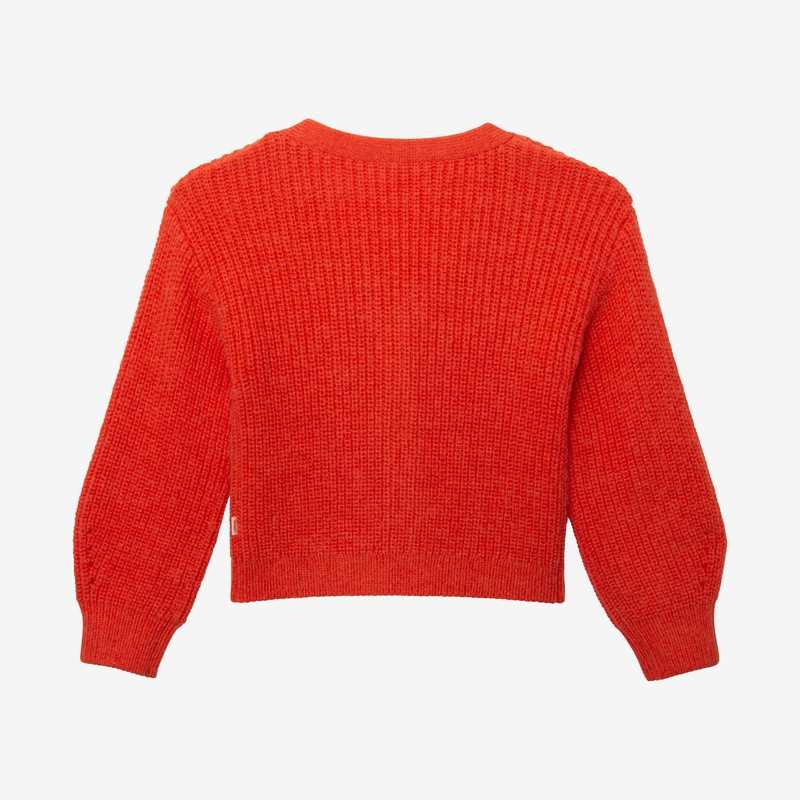 Cardigan fille tricot rouge Catimini