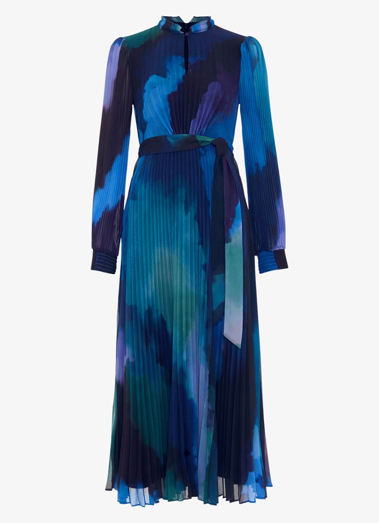 Vestido midi Sophie de Phase Eight con cinturón plisado