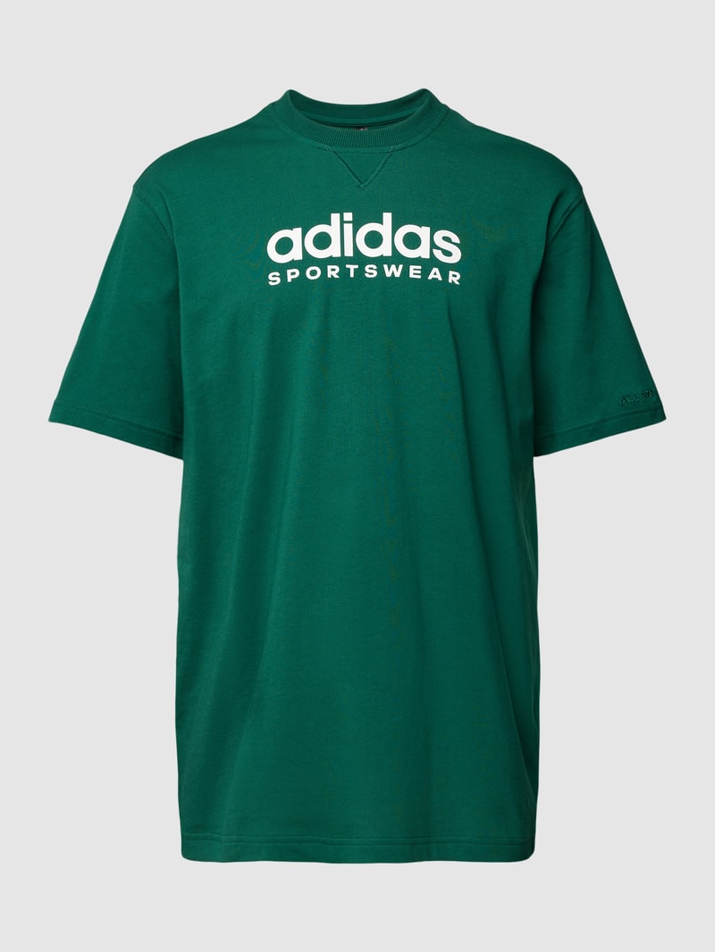 T-Shirt mit Label-Print in bottle