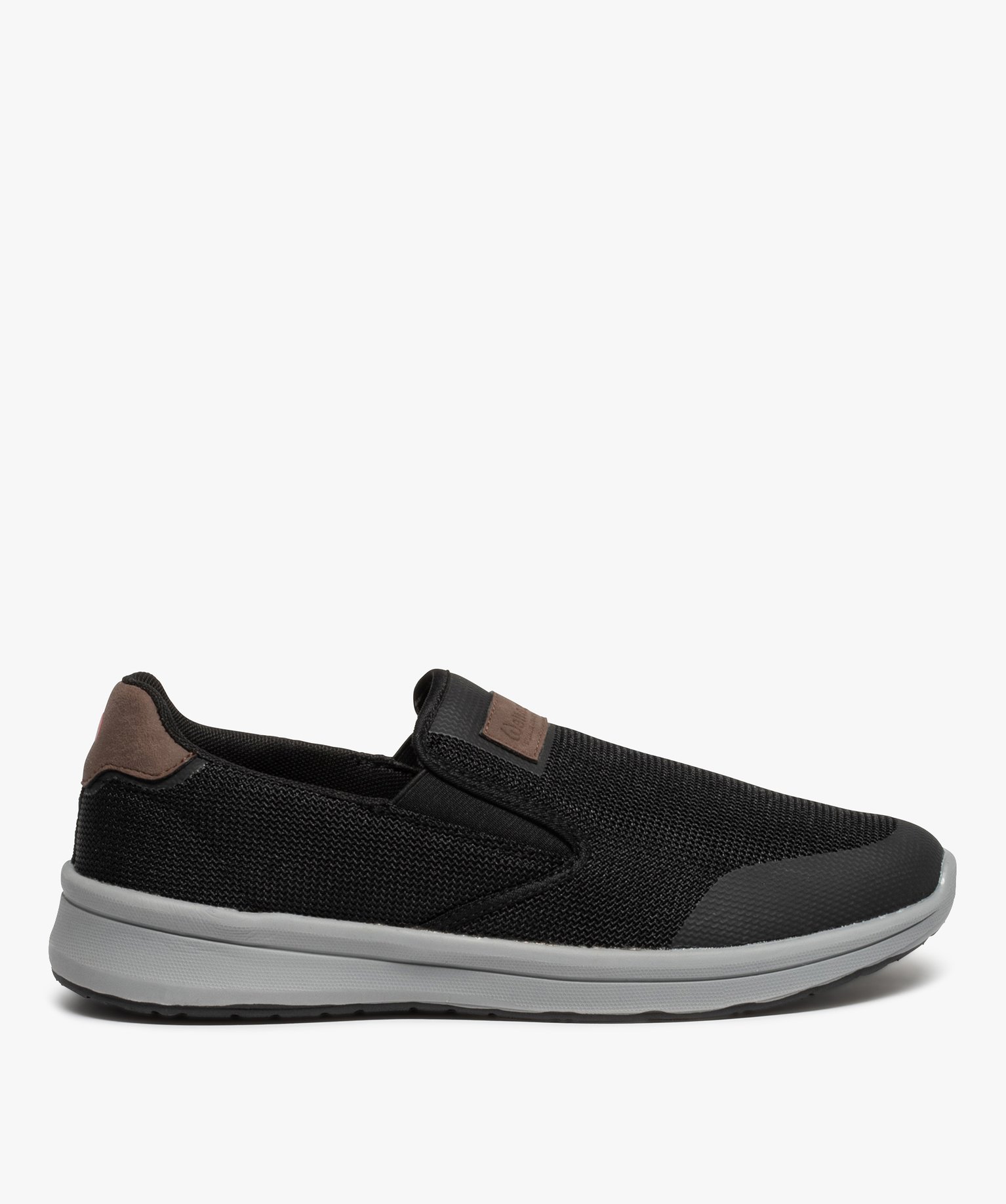 Mocassins homme confort en mesh - Wellness noir | GEMO