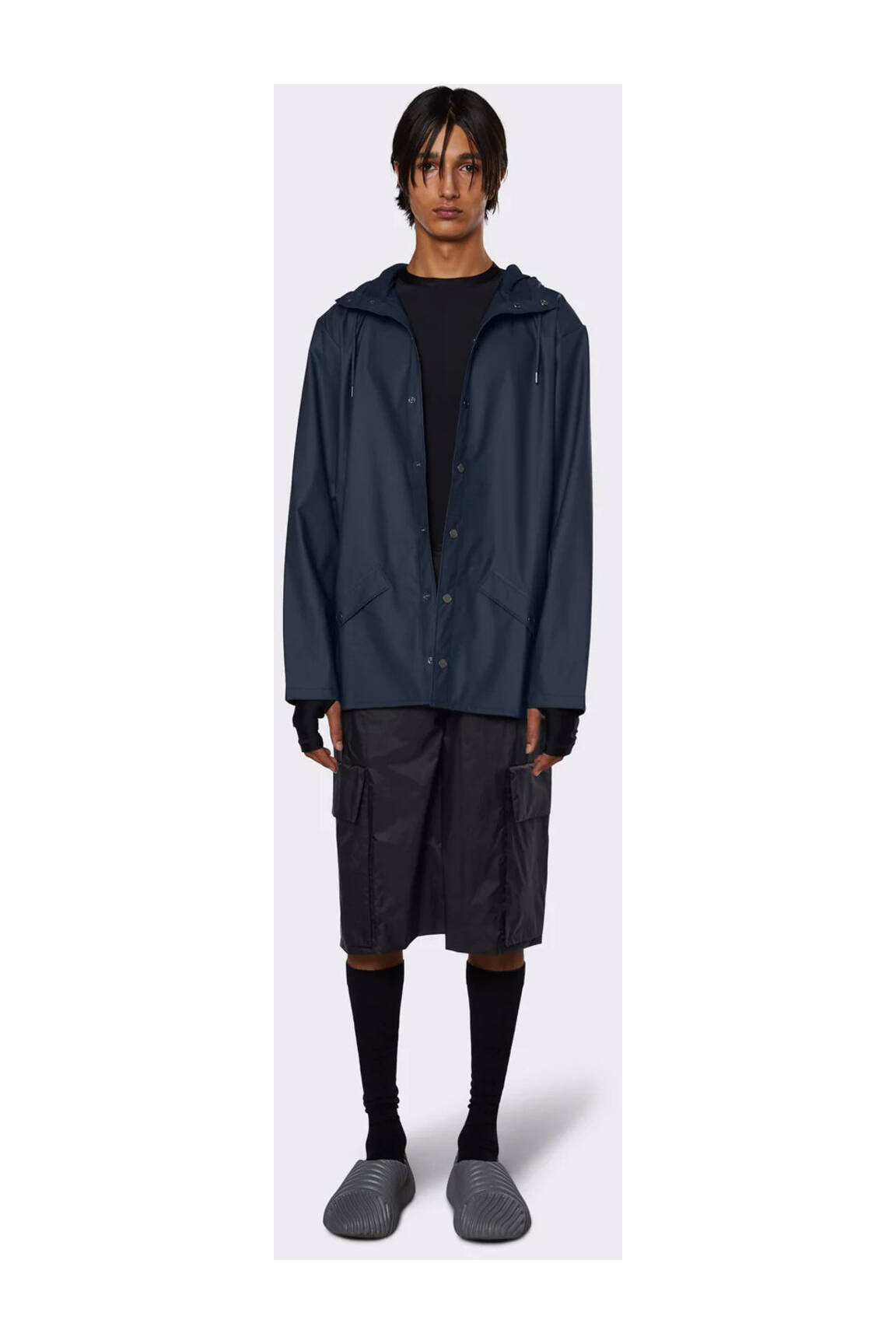 Rains Impermeables Trenchs Unisexe couleur bleu