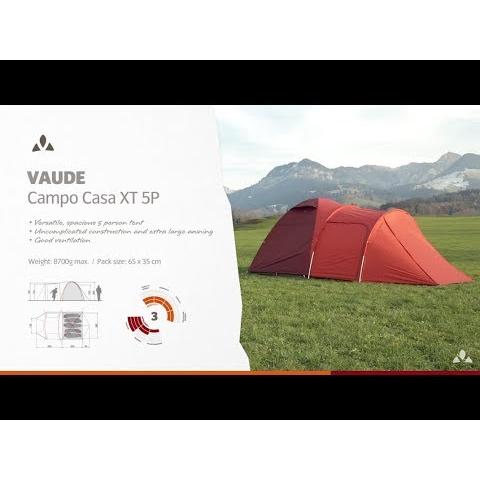 Campo Casa XT 5 Personen - Familienzelt
