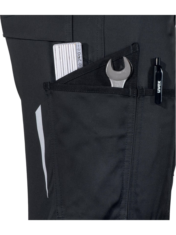 Uvex Arbeitshose in Schwarz günstig kaufen