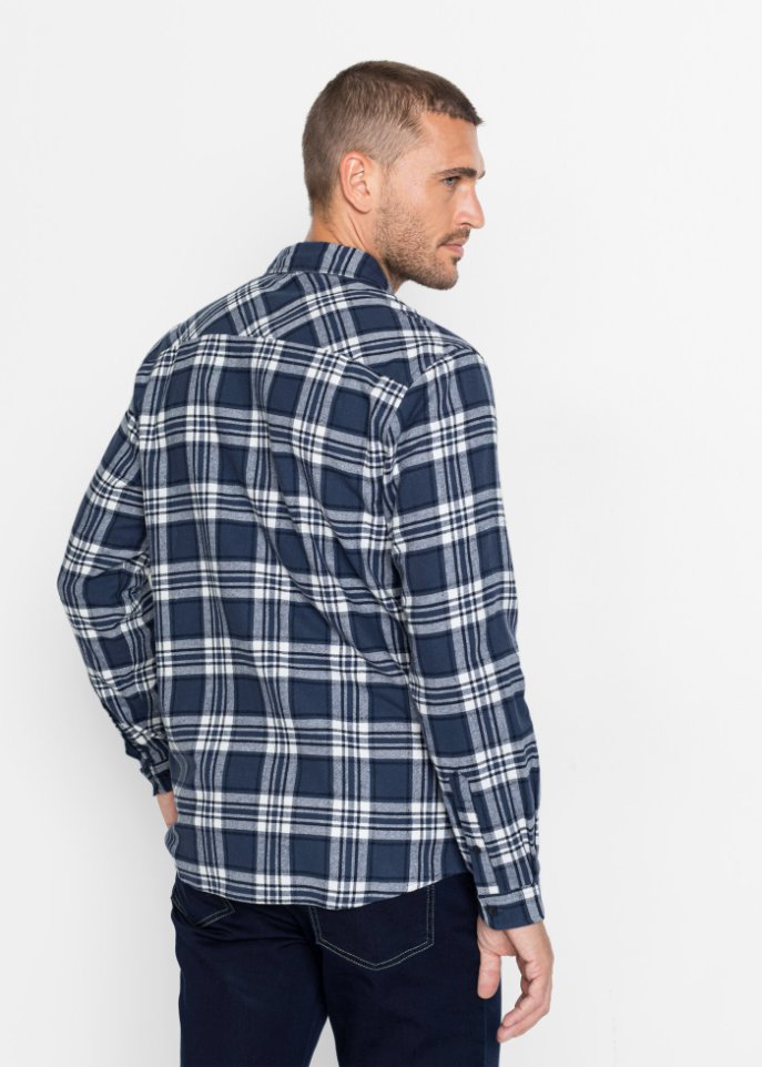 Flanell-Langarmhemd