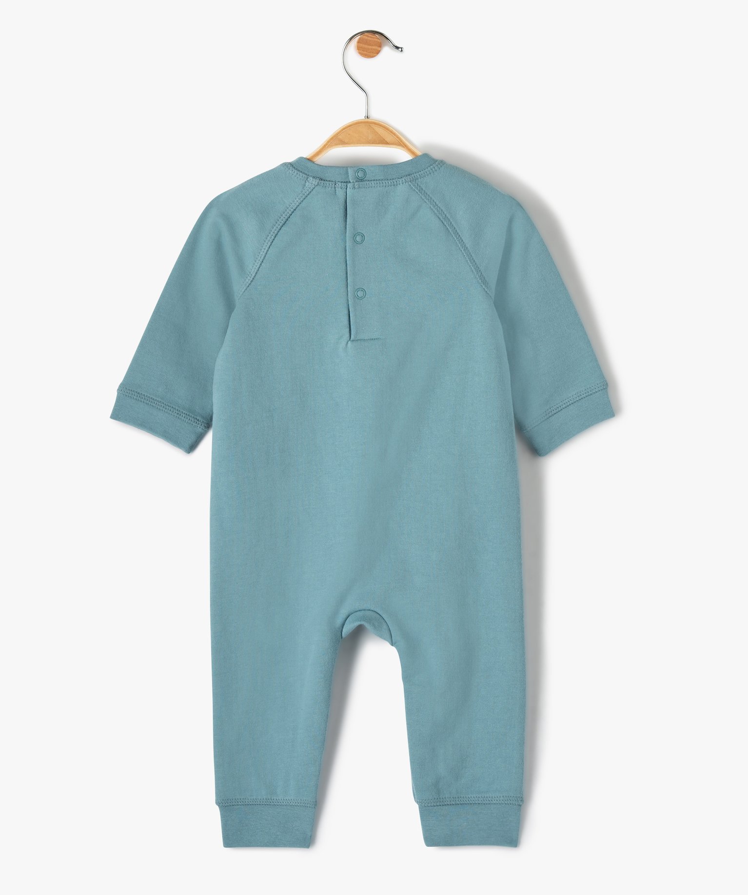 Pyjama bébé Garçon sans pieds avec motif moto vert clair | GEMO