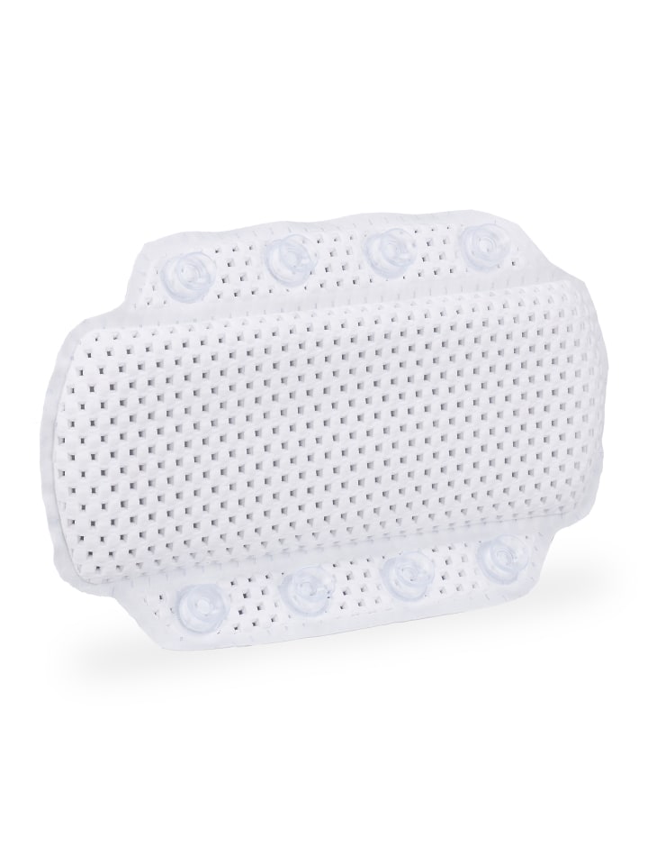 relaxdays Badewannenkissen in Weiß - (B)30,5x (H)19,5 x (T)3,5 cm günstig kaufen onesize