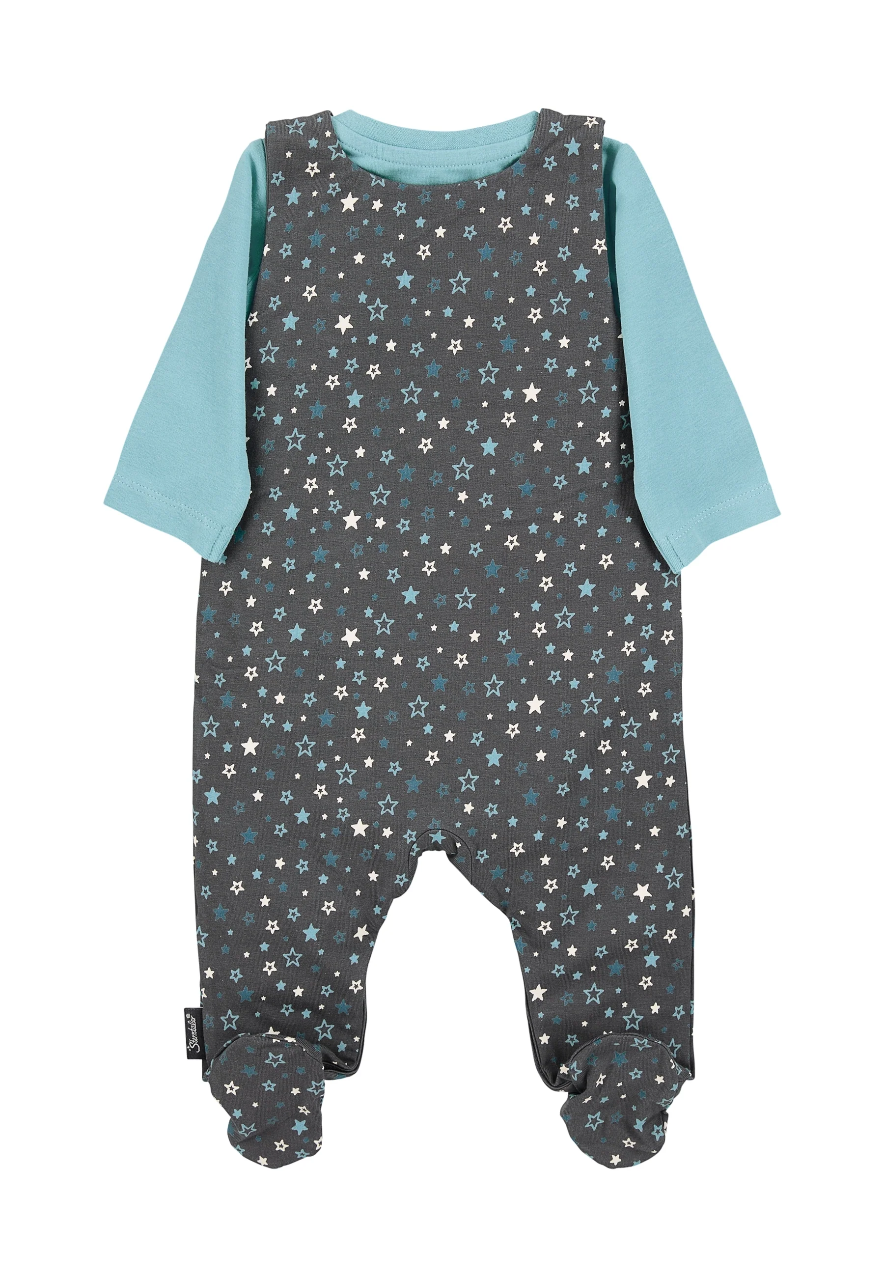 Baby Strampler aus Jersey,  Motiv Eisbär Elia