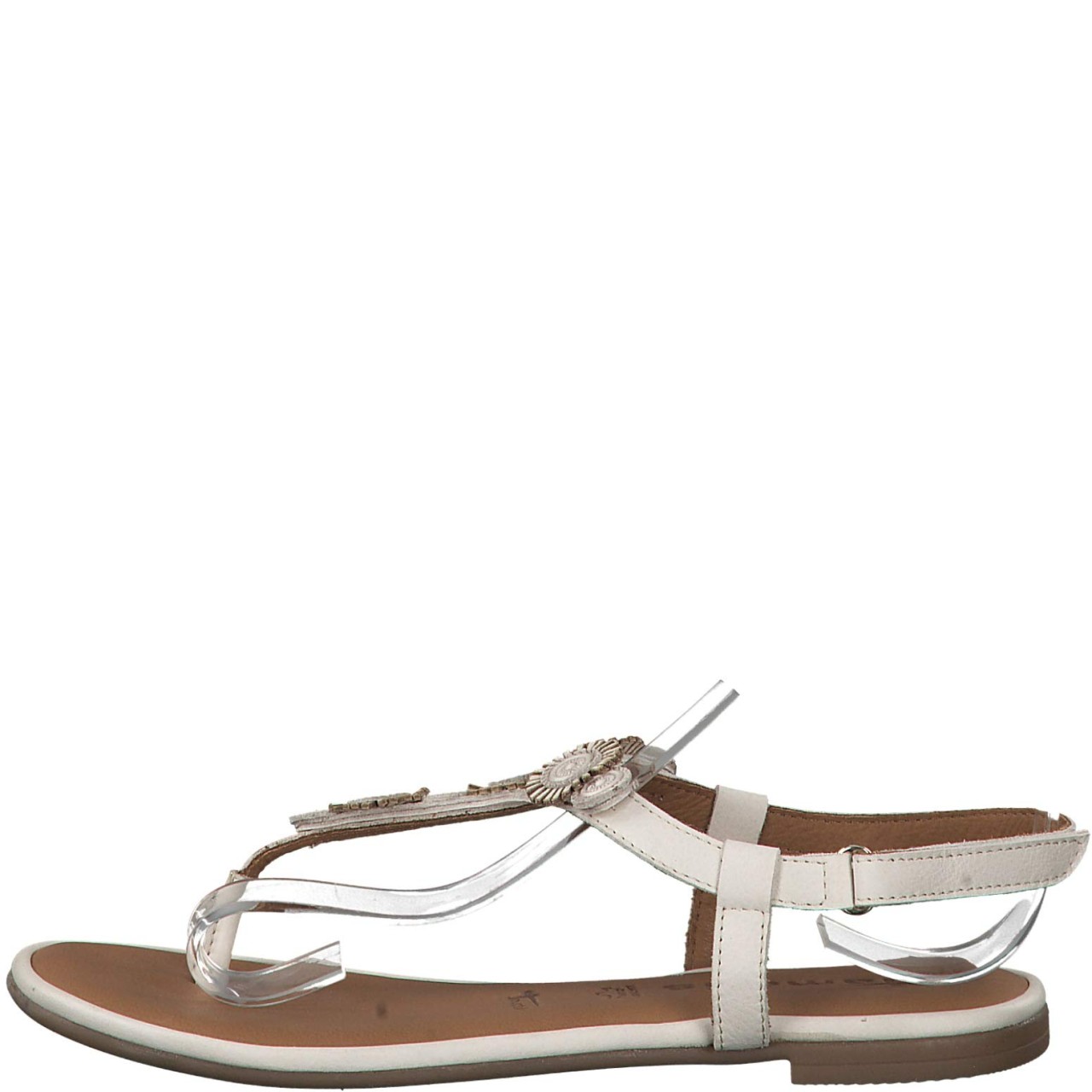 TAMARIS Riemchen Sandalen weiss