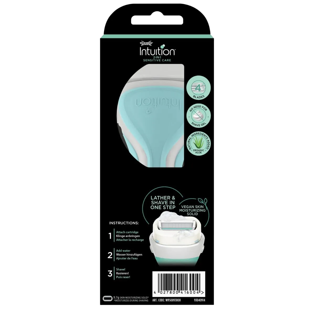 Wilkinson Intuition Sensitive skustuvas