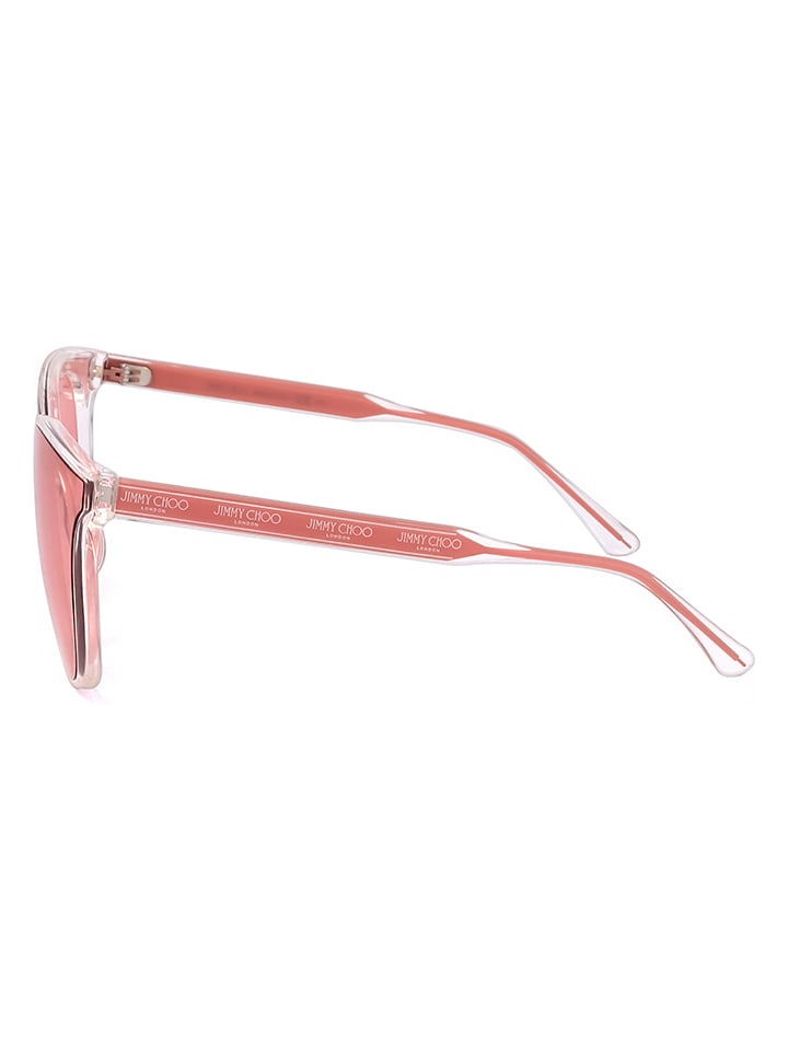 Jimmy Choo Damen-Sonnenbrille in Transparent/ Rosa günstig kaufen 67