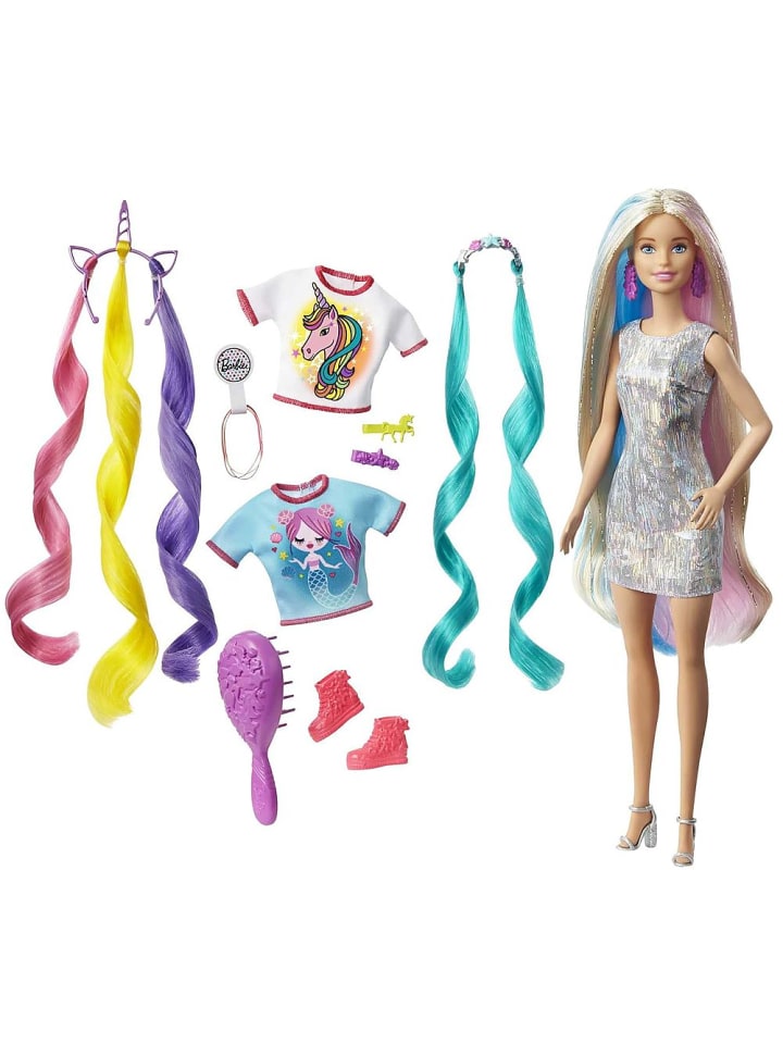 Barbie Unicorn & Mermaid | Spiel-Set | Puppe & Kleidung | Mattel GHN04 günstig kaufen onesize