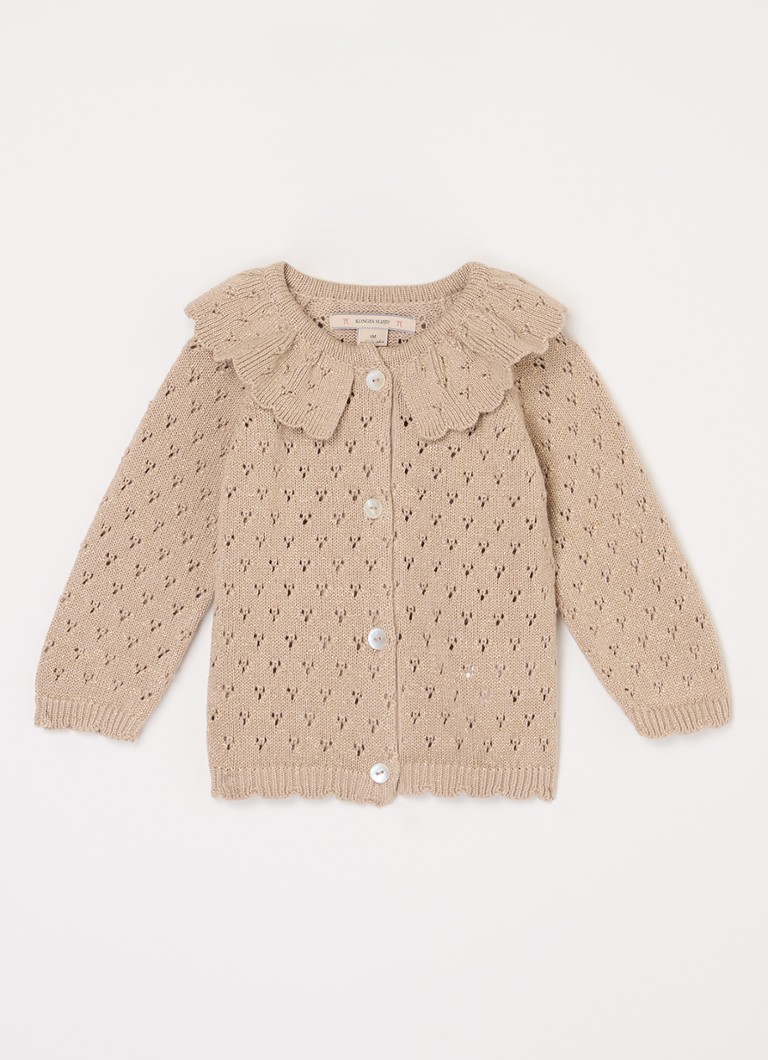 Konges Sløjd Holiday - Cardigan gros din tricot cu lurex