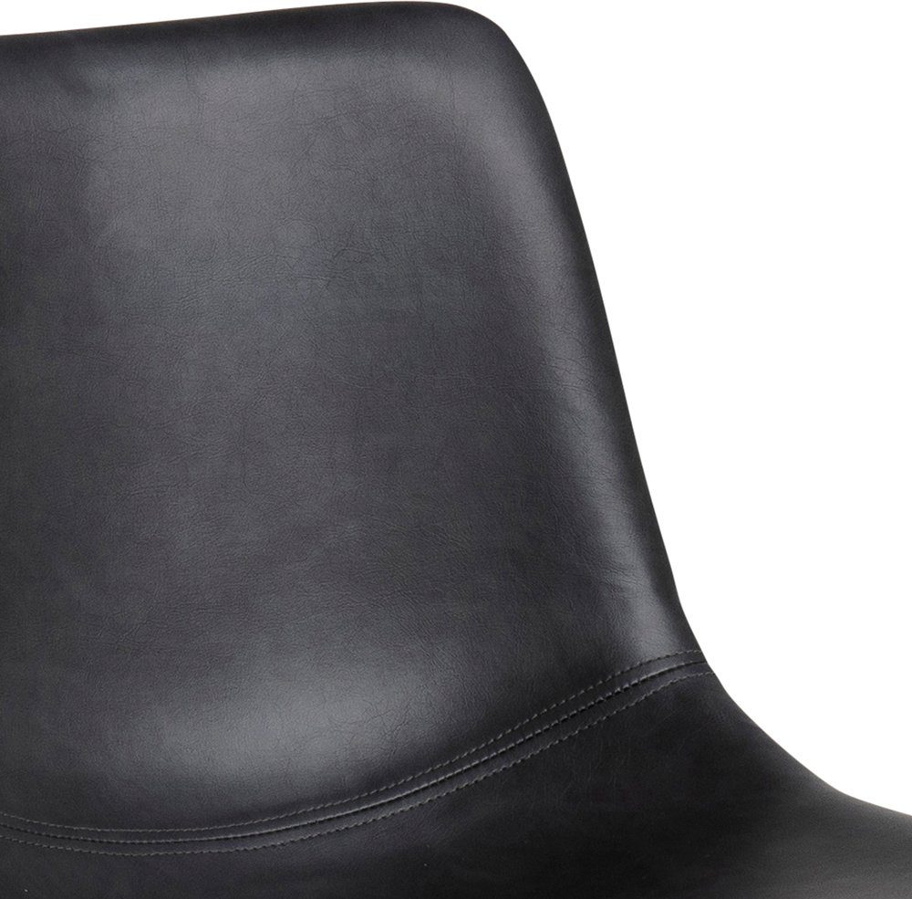 ACTONA GROUP Bistrostuhl Ohio (Packung, 1 St), Sitz mit rechteckigen Stahlbeinen und Fußstütze, mehrere Variationen