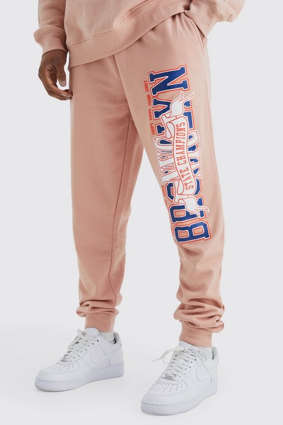 Oversize Jogginghose mit Brooklyn-Print