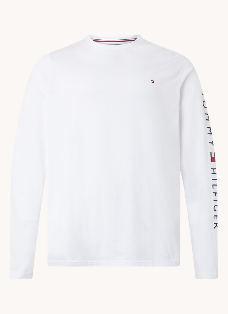Camisa de manga comprida Tommy Hilfiger com estampa do logotipo