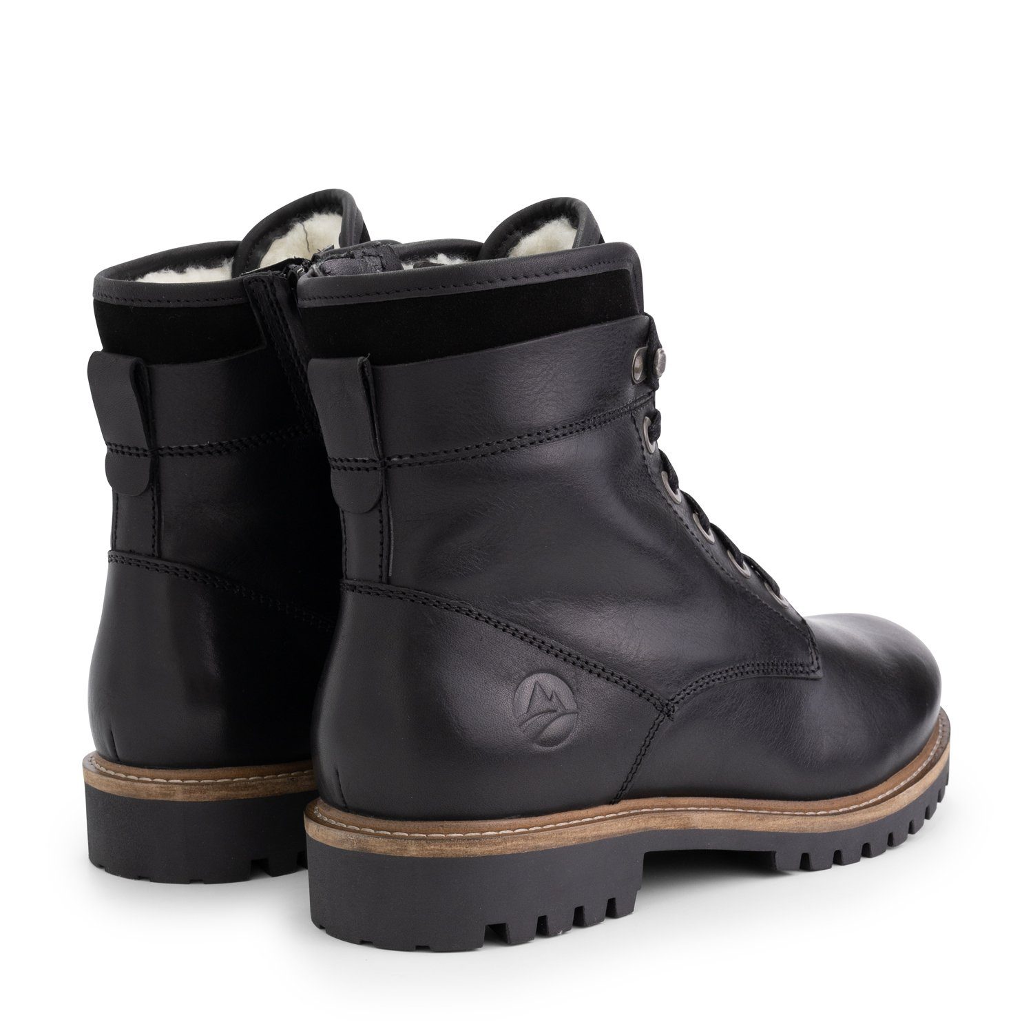 Travelin' Langesund Men Schnürschuh (Schnürsenkel und Reißverschluss) echtes leder
