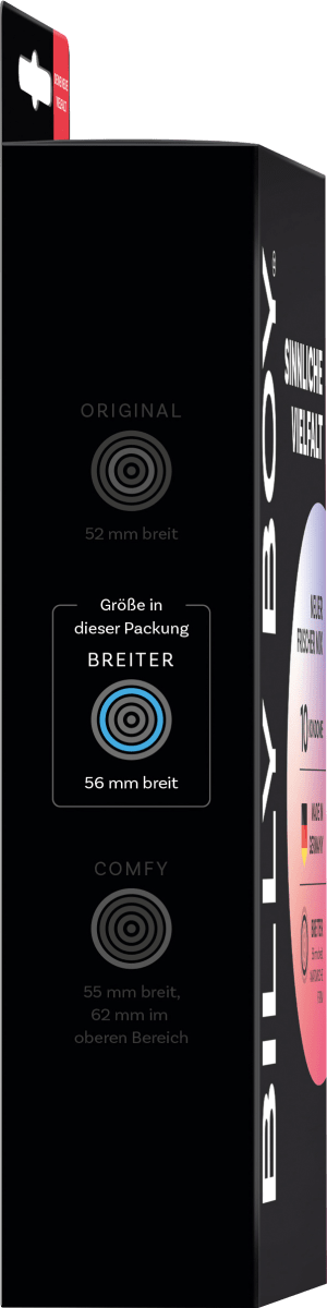 Kondome Sinnliche Vielfalt, Breite 56 mm, 10 St