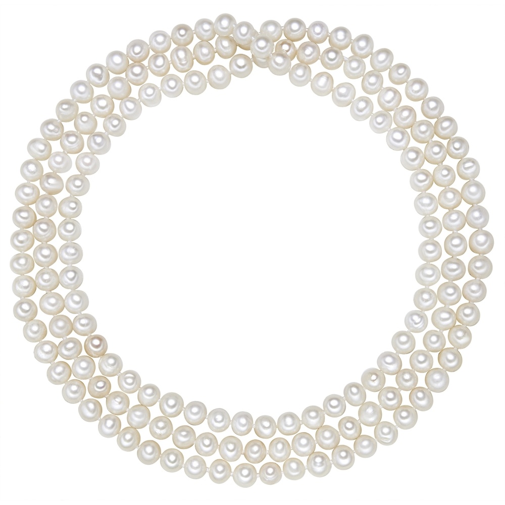 Valero Pearls Collier de perles Perle de culture d'eau douce Perle de culture d'eau douce en Bl collier