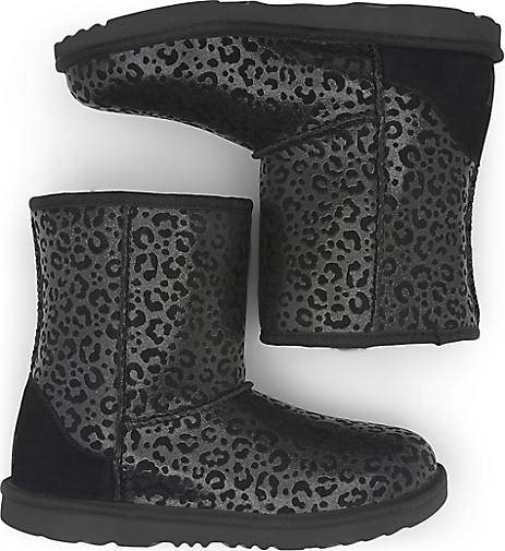 UGG Boots KIDS CLASSIC II GLITTER LEOPARD