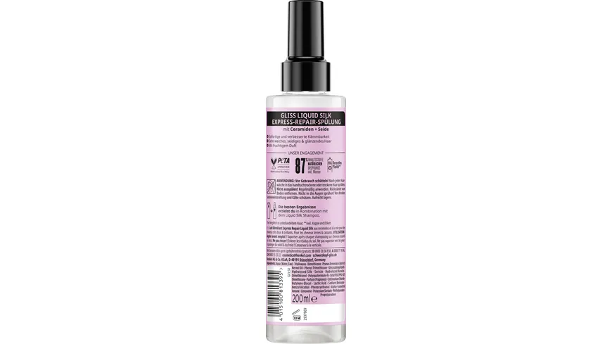 GLISS Express-Repair-Spülung Liquid Silk 200 ml 200 ml