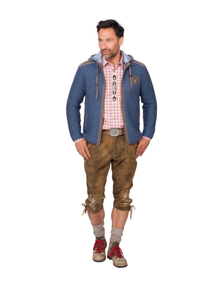 Spieth & Wensky Strickjacke DAKAR in jeansblau günstig kaufen