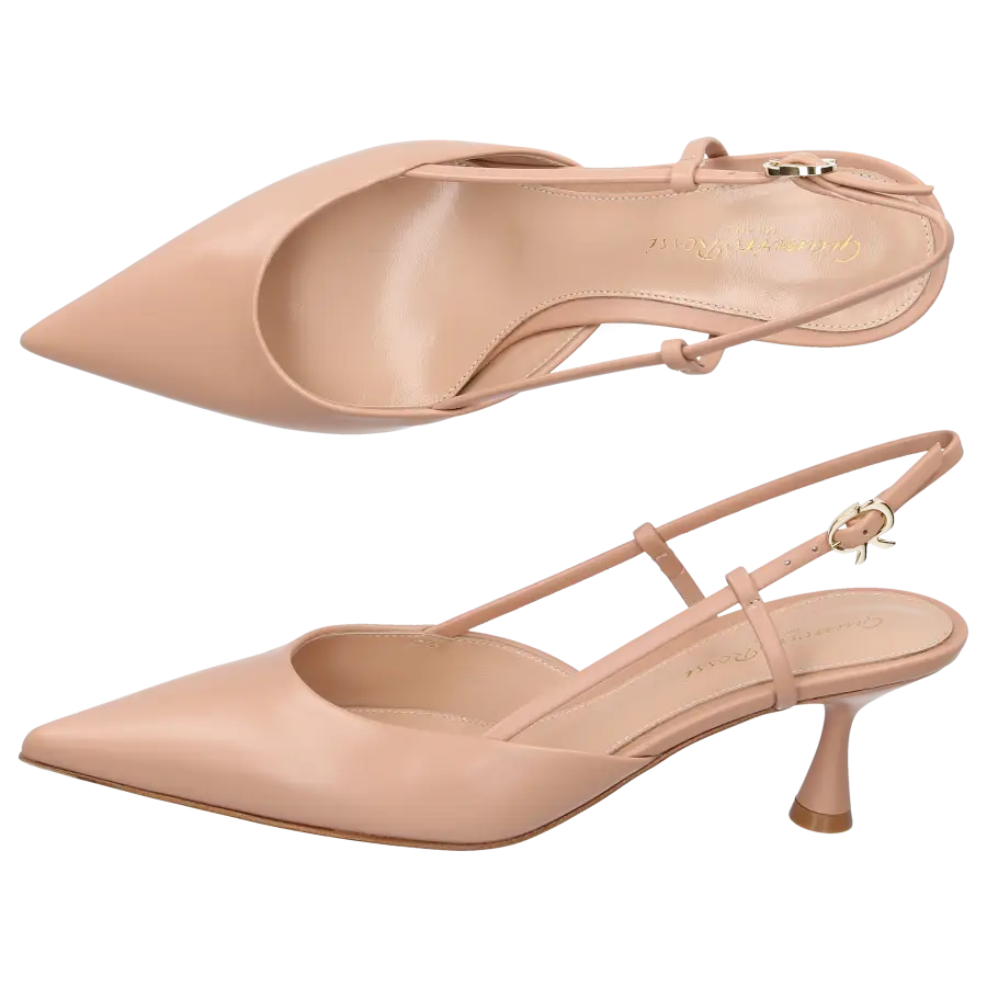 Gianvito Rossi - Slingpumps ASCENT 55 Kalbsleder - beige