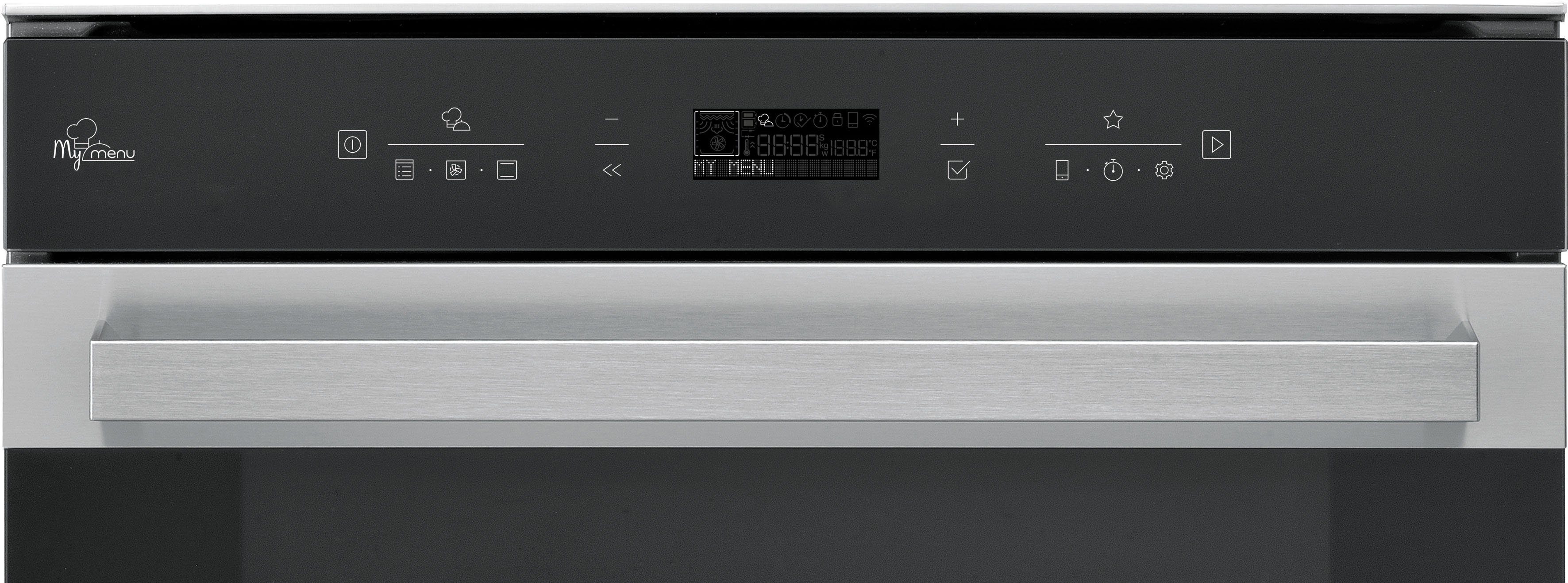 BAUKNECHT Einbaubackofen BIK7 CHC8TS PT, mit 3-fach-Teleskopauszug