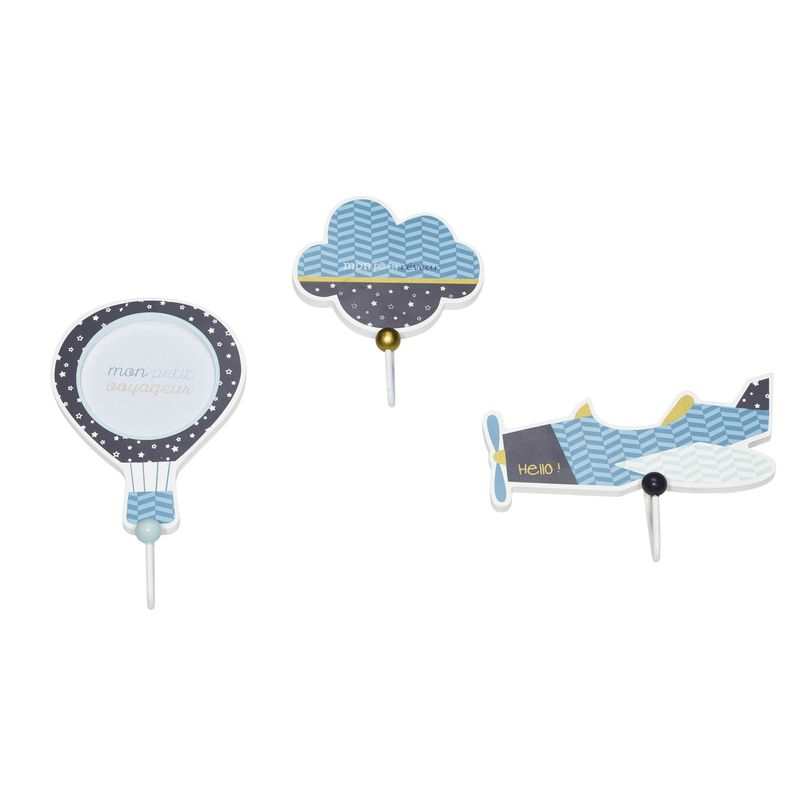 Set de 3 patères Lazare