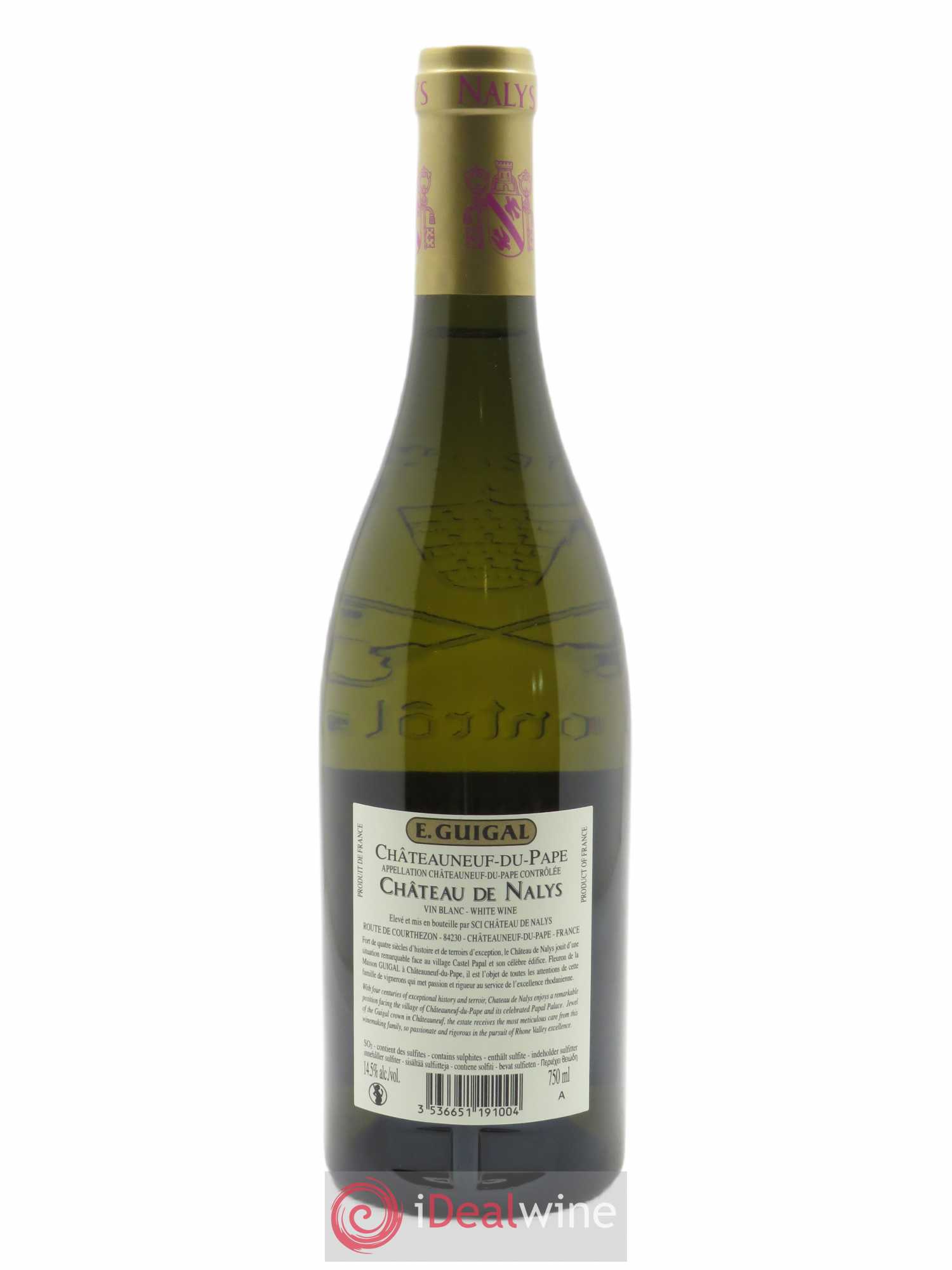 Châteauneuf-du-Pape Château de Nalys  2019 - Lot de 1 Bouteille