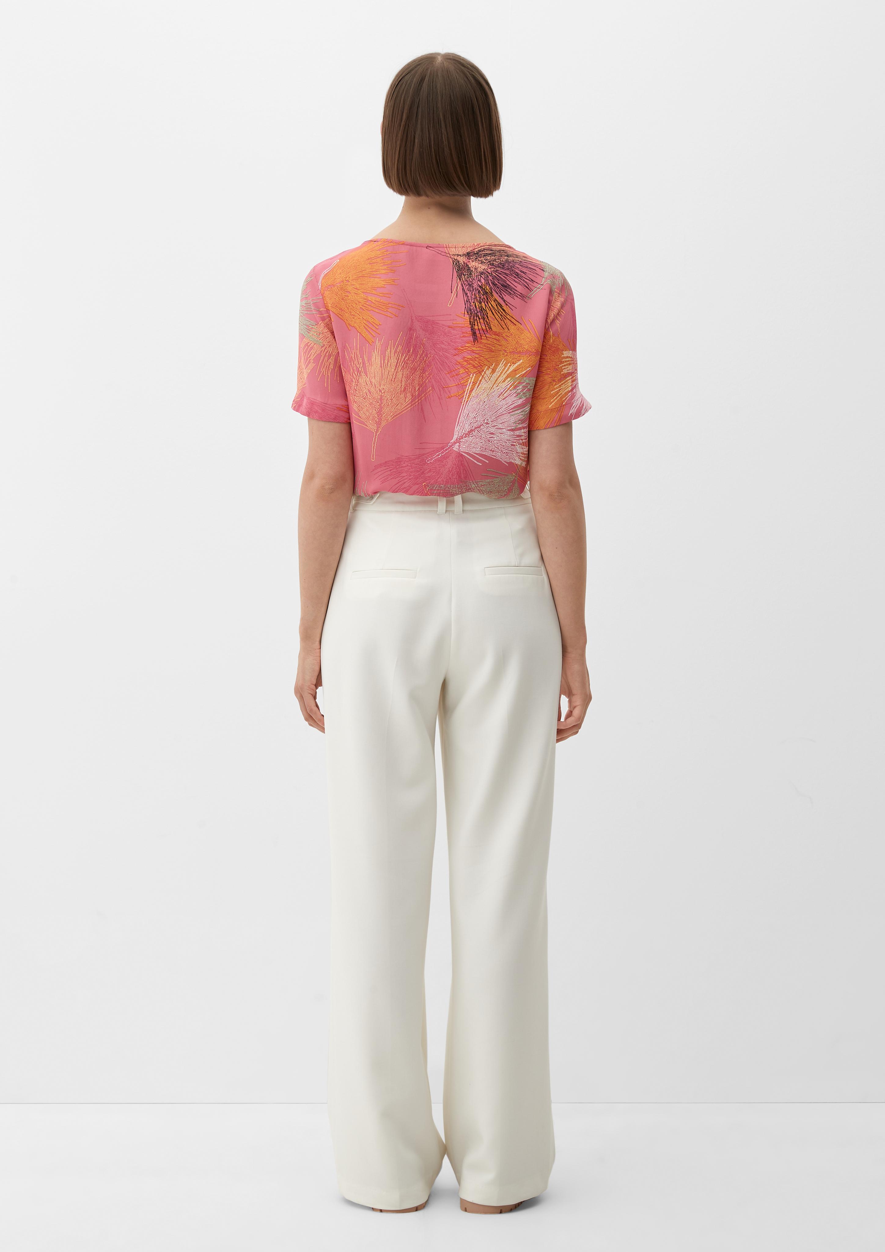 Crêpe-Bluse mit Allover-Print  2130336-20A0