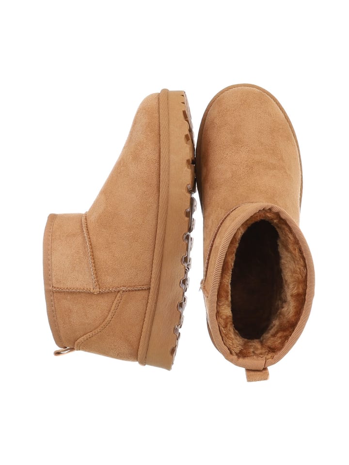 Ital-Design Stiefelette in Camel günstig kaufen 39