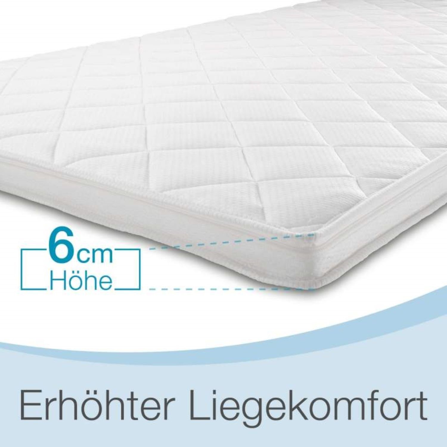 Topper, Bestschlaf, 6 cm hoch, Komfortschaum
