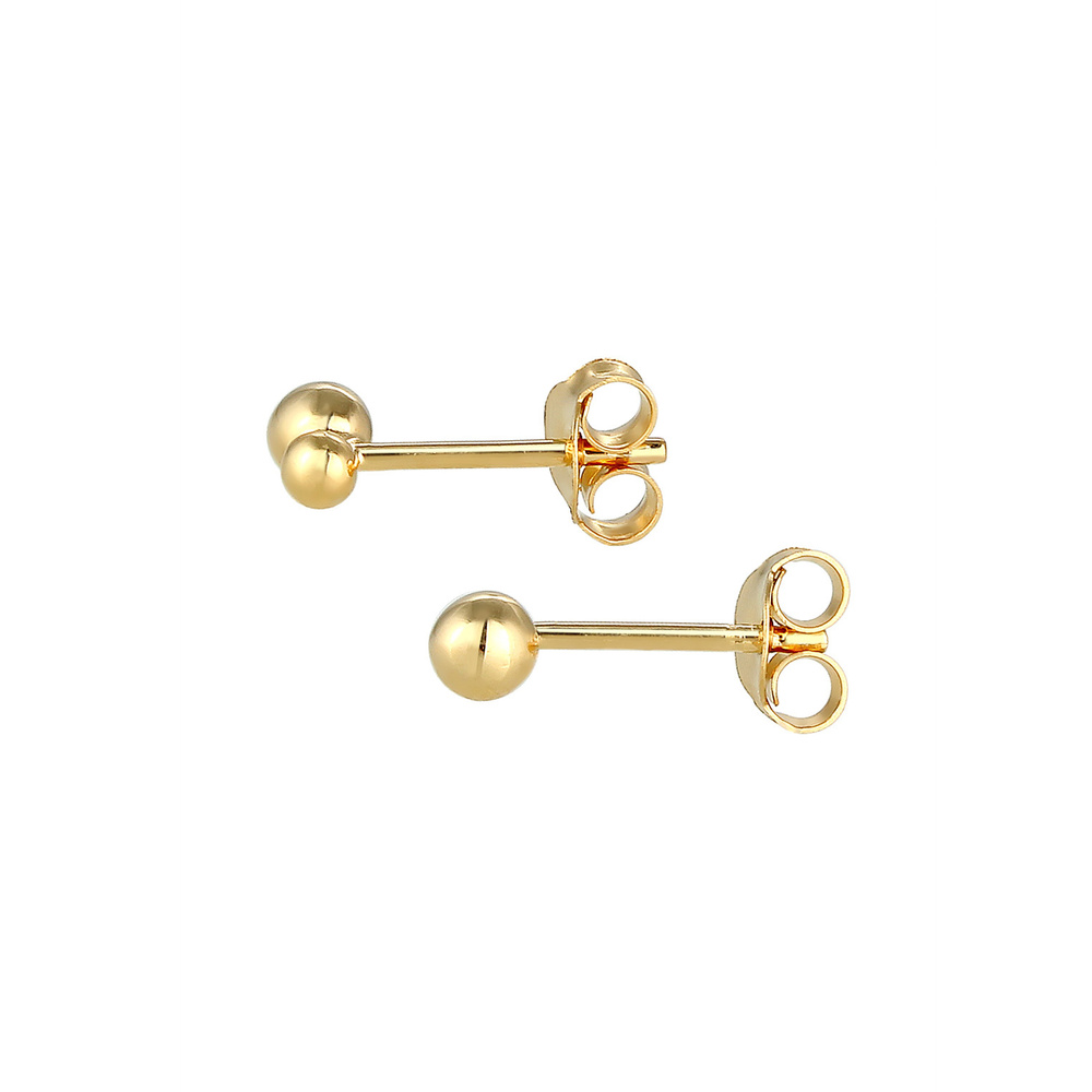 Elli Elli Boucles d'Oreilles Basic Balle Clous d'Oreilles - (925/1000) Argent Boucles d'oreilles