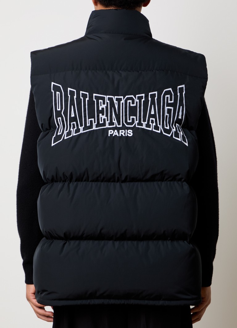 Gilet trapuntato Balenciaga con ricami boxe