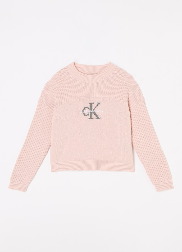 Calvin Klein  Grofgebreide trui van biologisch katoen