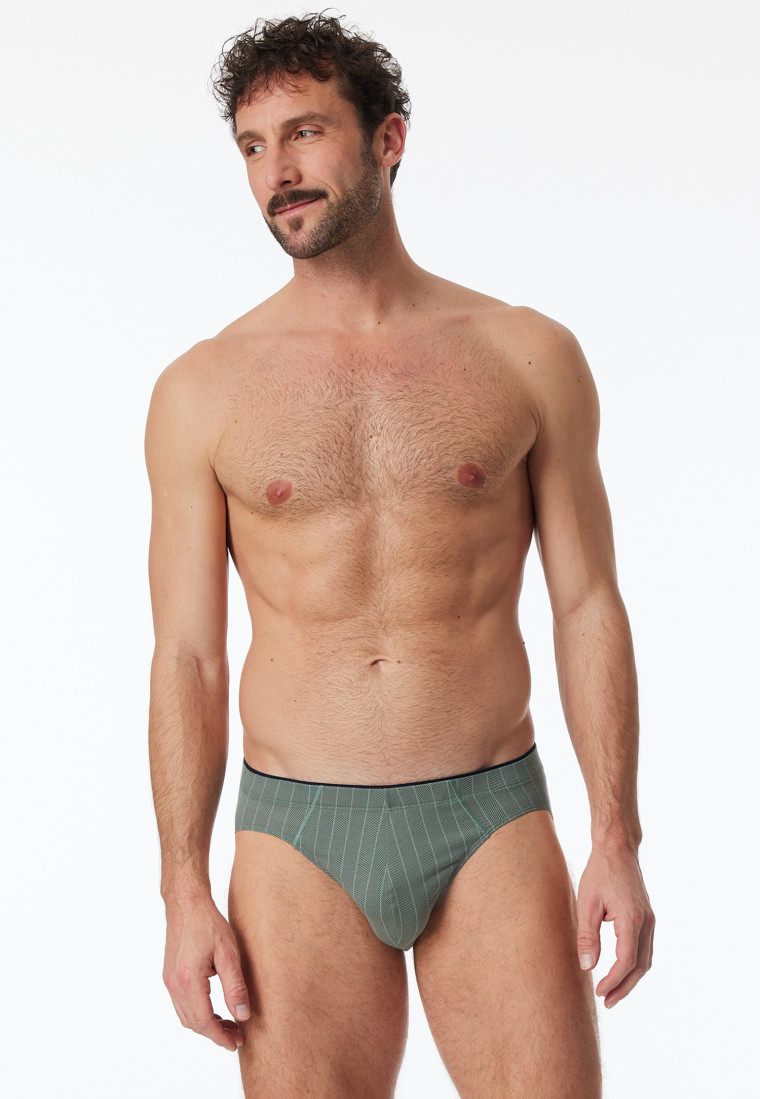 Supermini Organic Cotton gemustert linde - 95/5