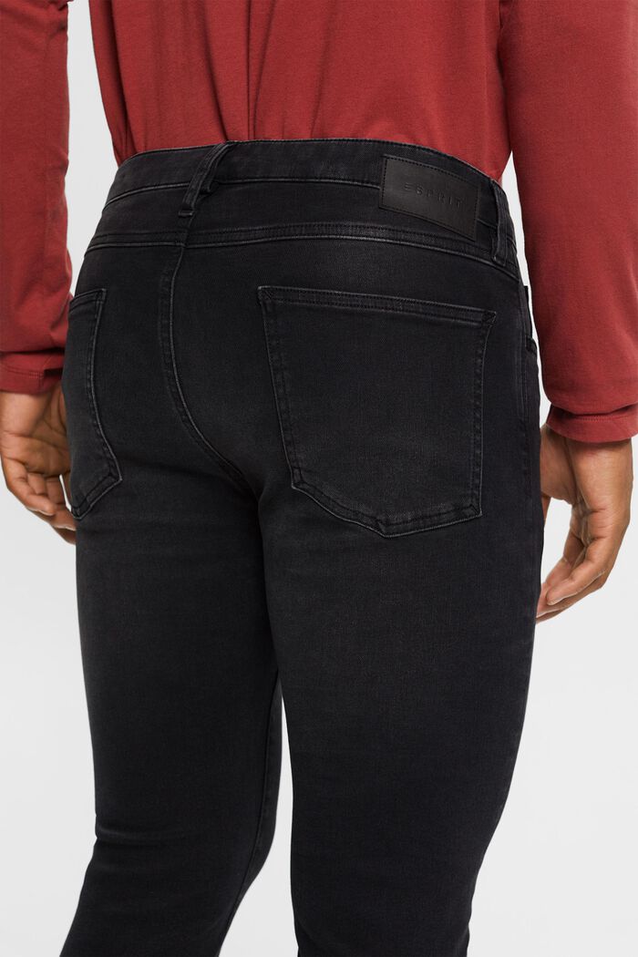 Schmale Stretch-Jeans mit mittlerer Bundhöhe