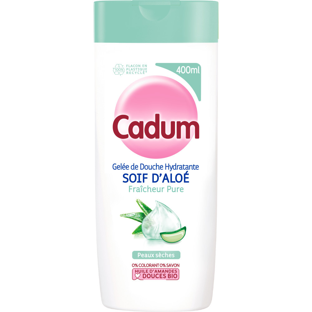 cadum Cadum Gelée douche Aloe 400ml Gelée de Douche Aloe Vera