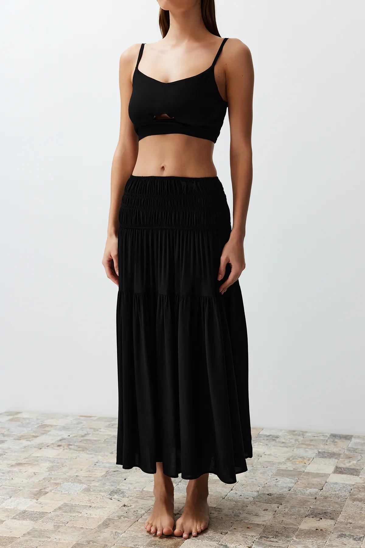 Trendyol Collection  Zweiteiler - Schwarz - Regular Fit