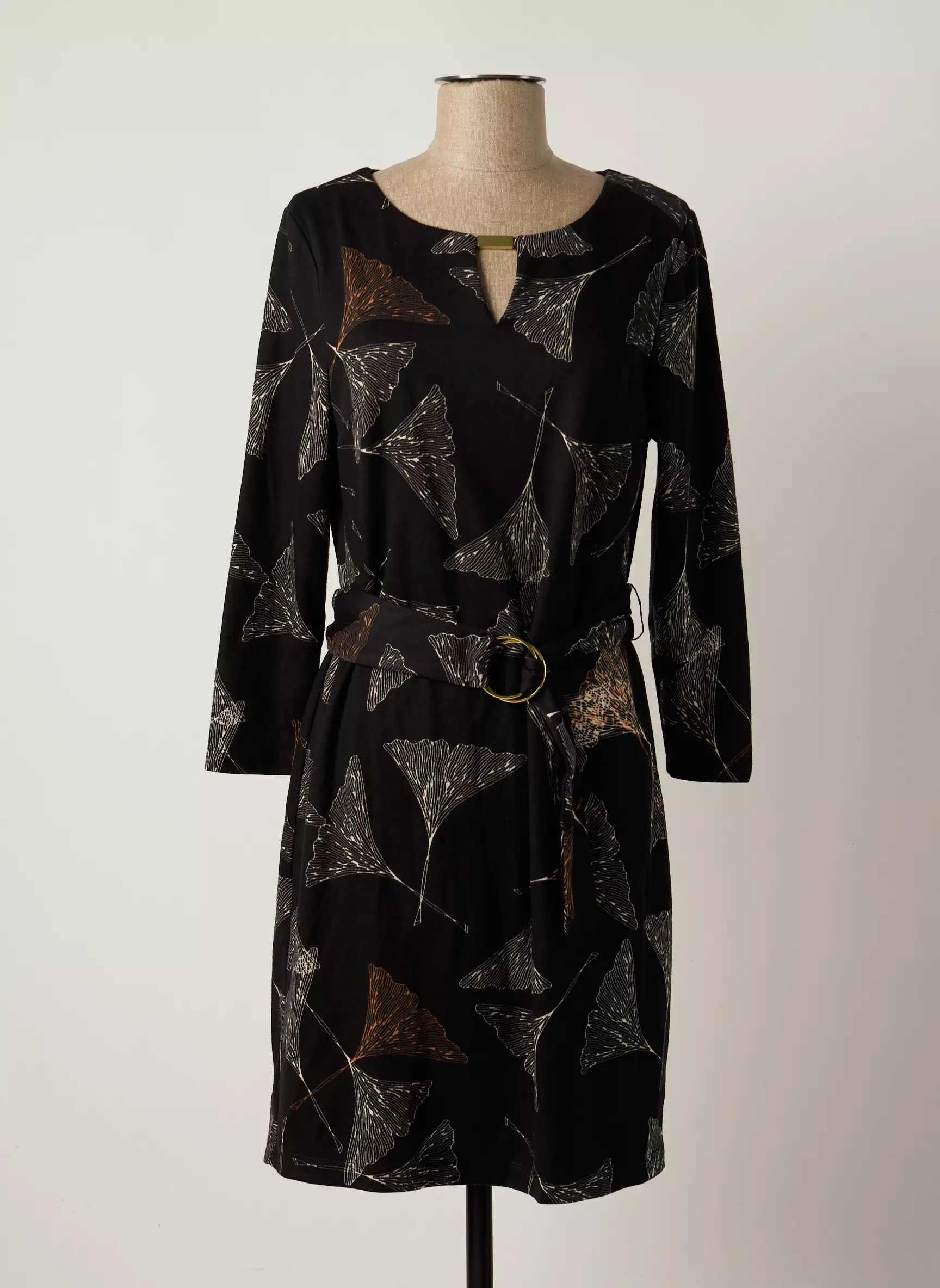 K Design Robes Mi Longues Femme couleur noir