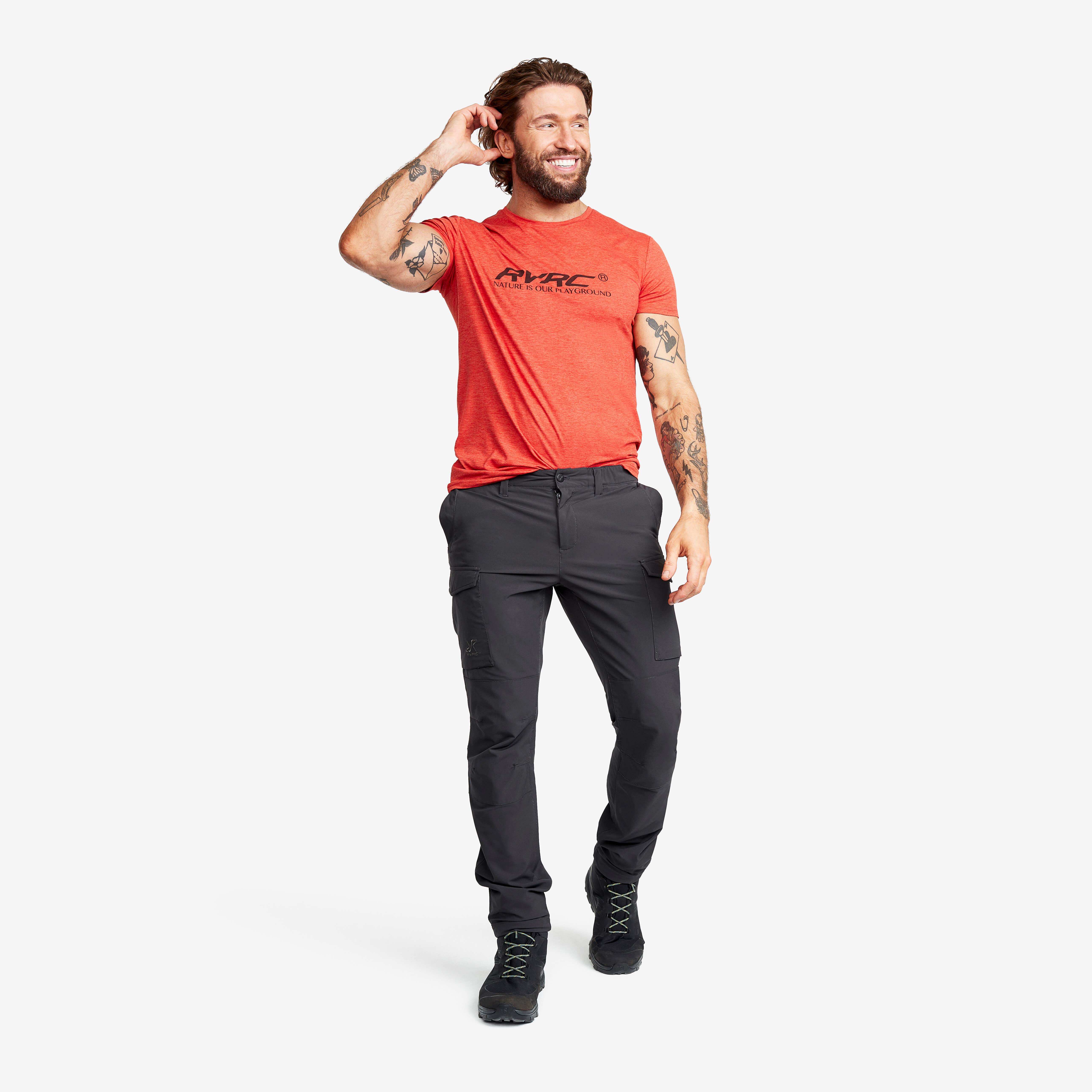 Adventure Cargo Stretch Pants Homme Anthracite