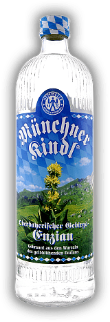 Enzian Hemmeter Obb. Gebirgsenzian Münchner Kindl Enzian Hemmeter Obb. Gebirgsenzian Münchner Kindl Spezialität aus Bayern. 0,7	 Liter - Vol 40%
