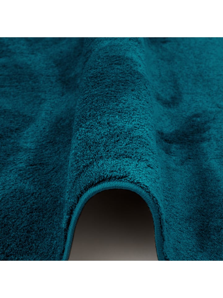 Pergamon Hochflor Langflor Teppich Super Soft Melia Rund in Antraciet günstig kaufen