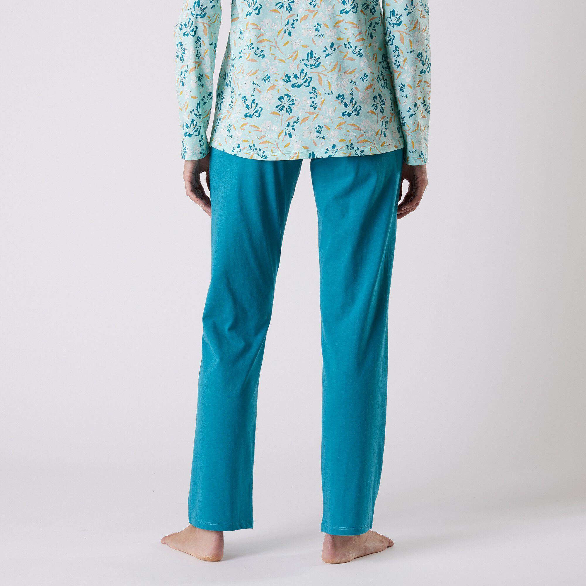 Pantalon pyjama coton imprimé 