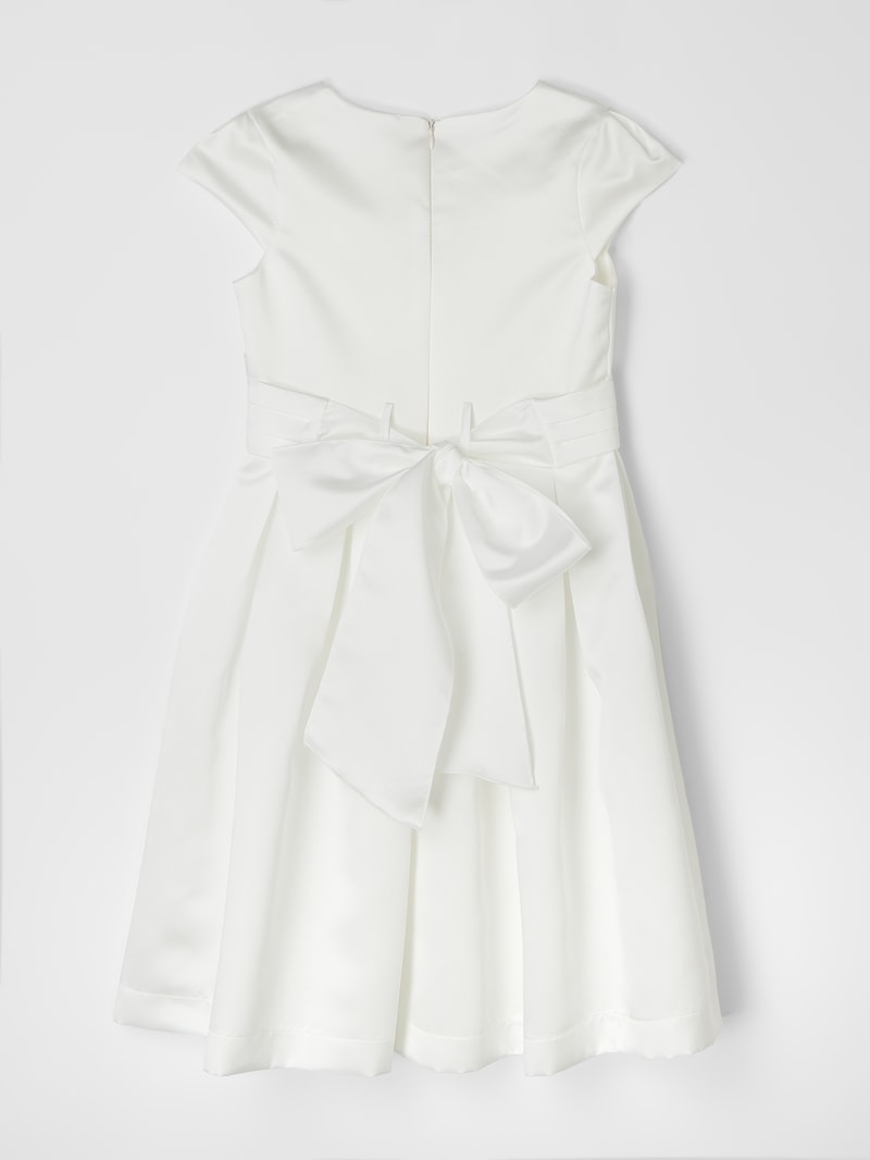 Kleid mit Taillenpasse in ecru