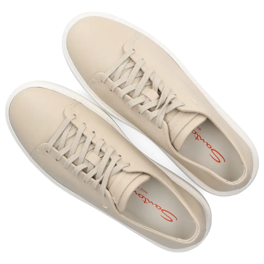 Santoni - Sneaker low 60994 Kalbsleder - grau