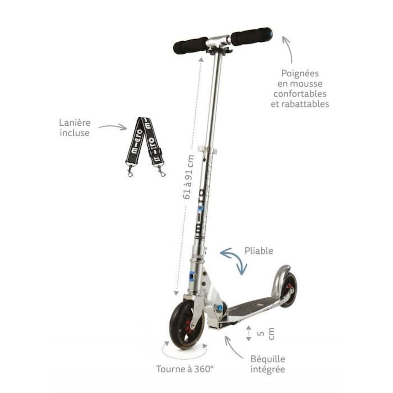Trottinette pliable – Micro Speed+ Mint vert